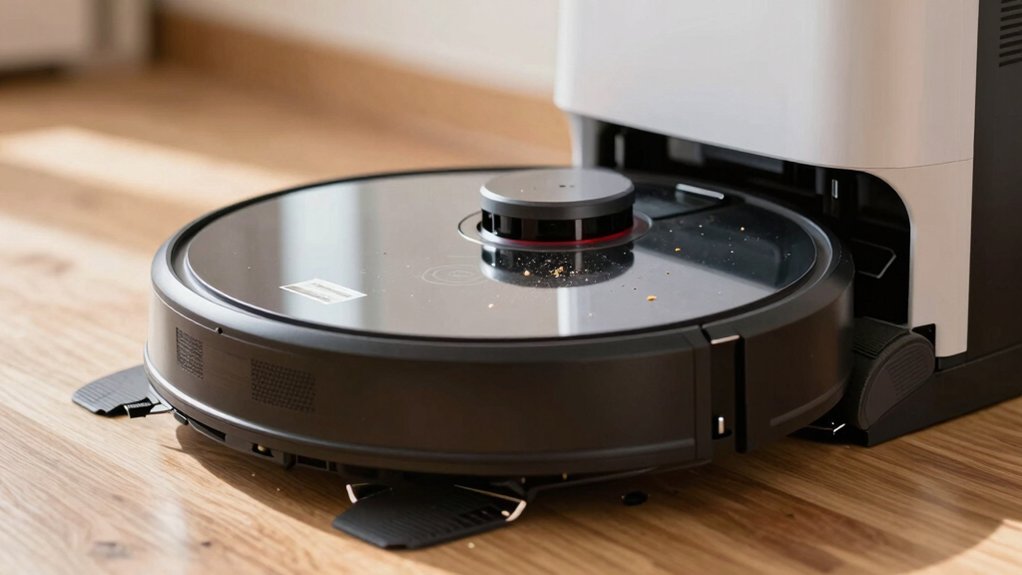 auto emptying docking mechanism explained