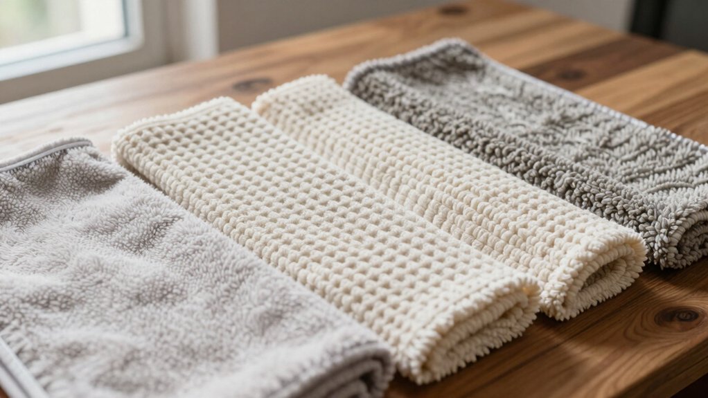 choosing mop pads by fabric weaves