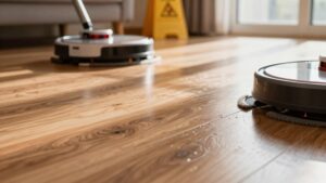 laminate floor robot mop precautions