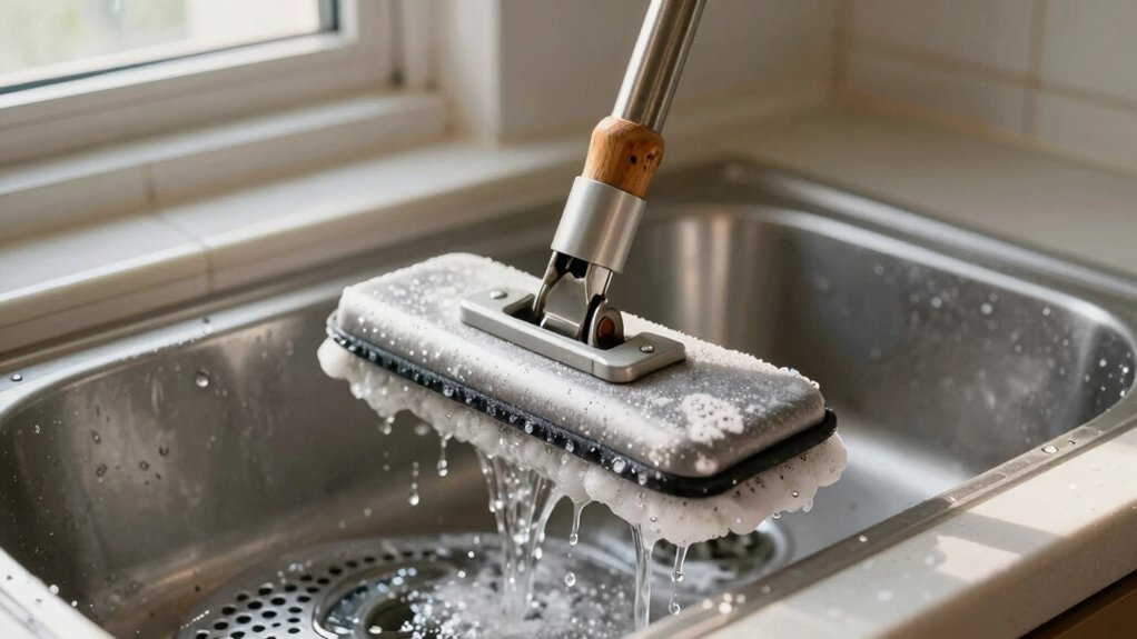 mop washing dock features