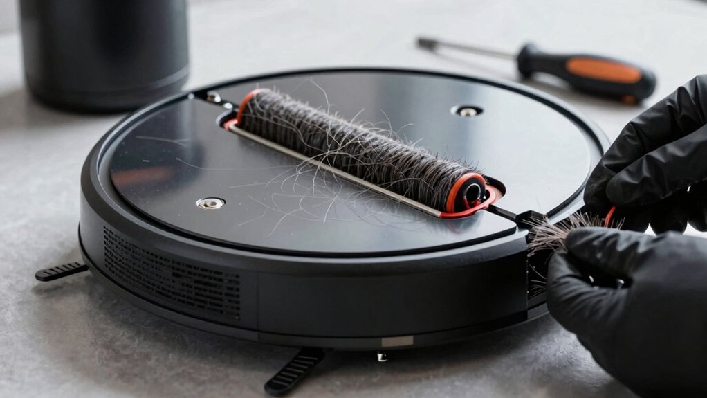 prevent hair tangles in brushes