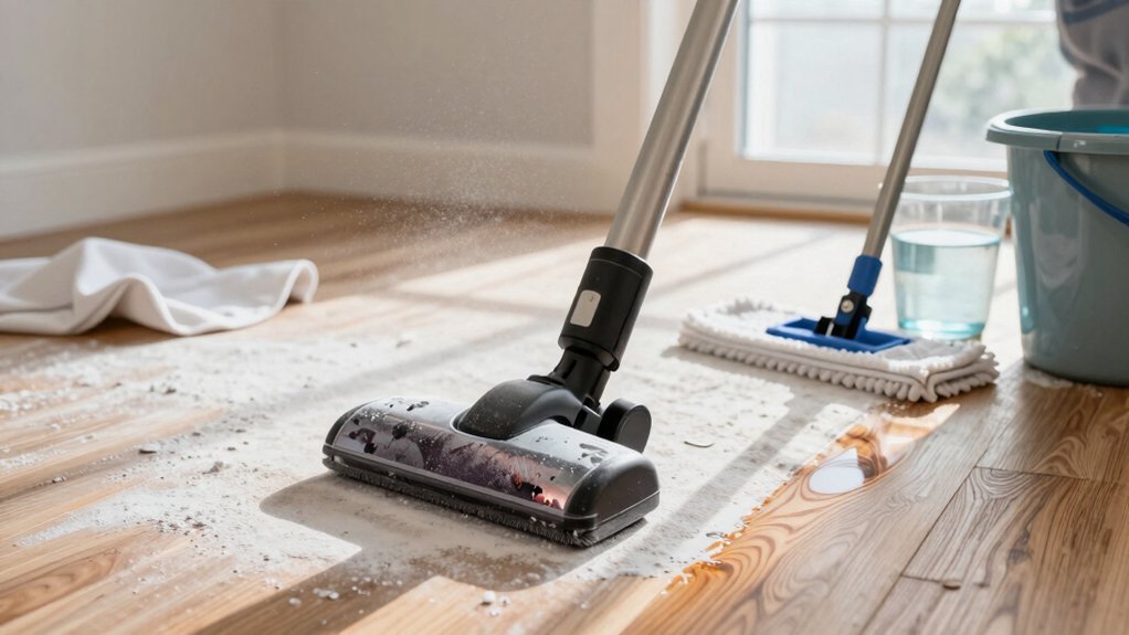 renovation dust floor cleaning guidelines