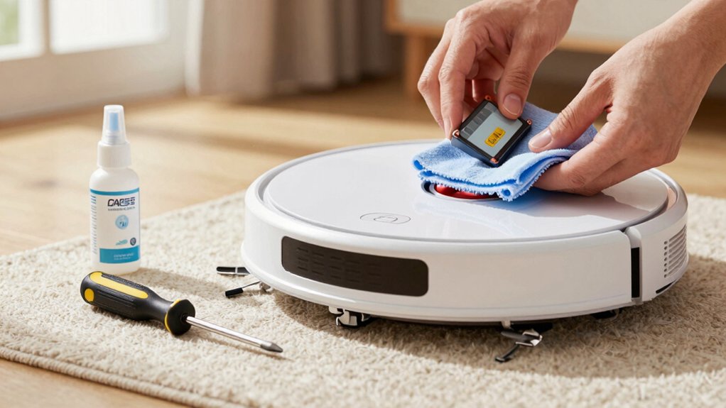 robot vacuum battery care checklist