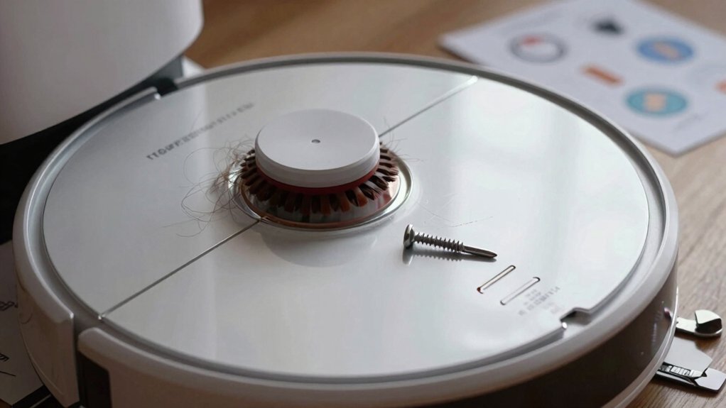 robot vacuum brush jam decision tree