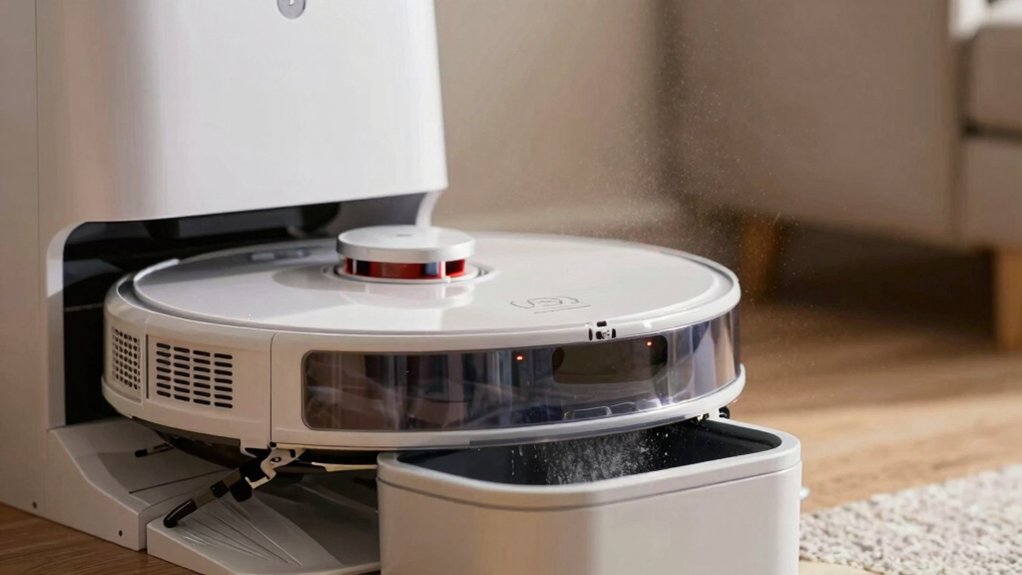 robot vacuum dustbin odor control