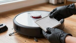 robot vacuum filter maintenance schedule