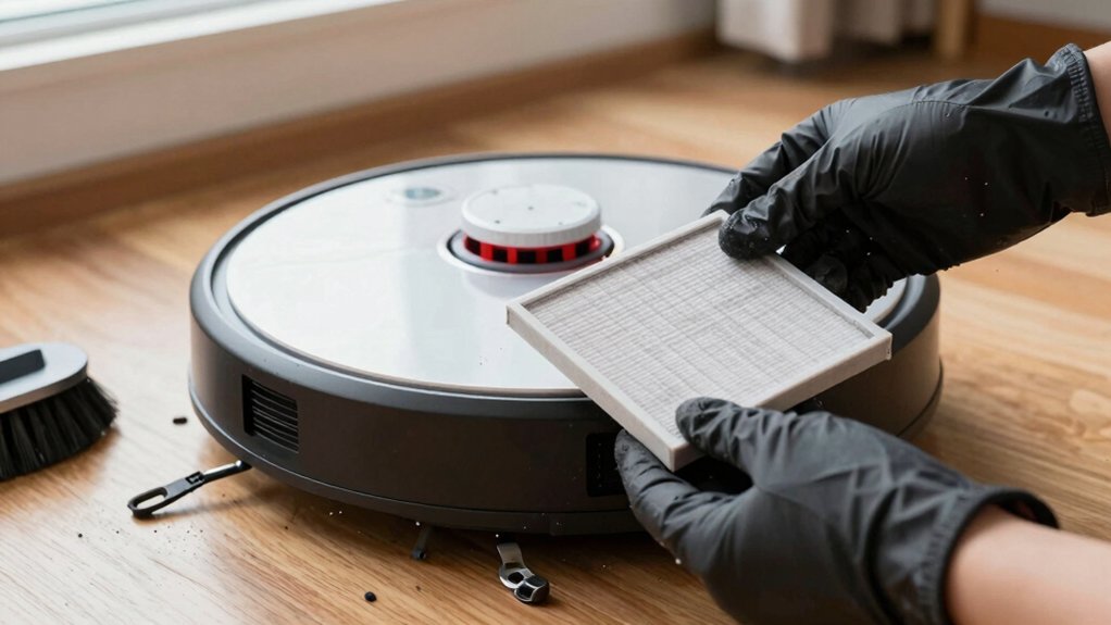 robot vacuum filter maintenance schedule