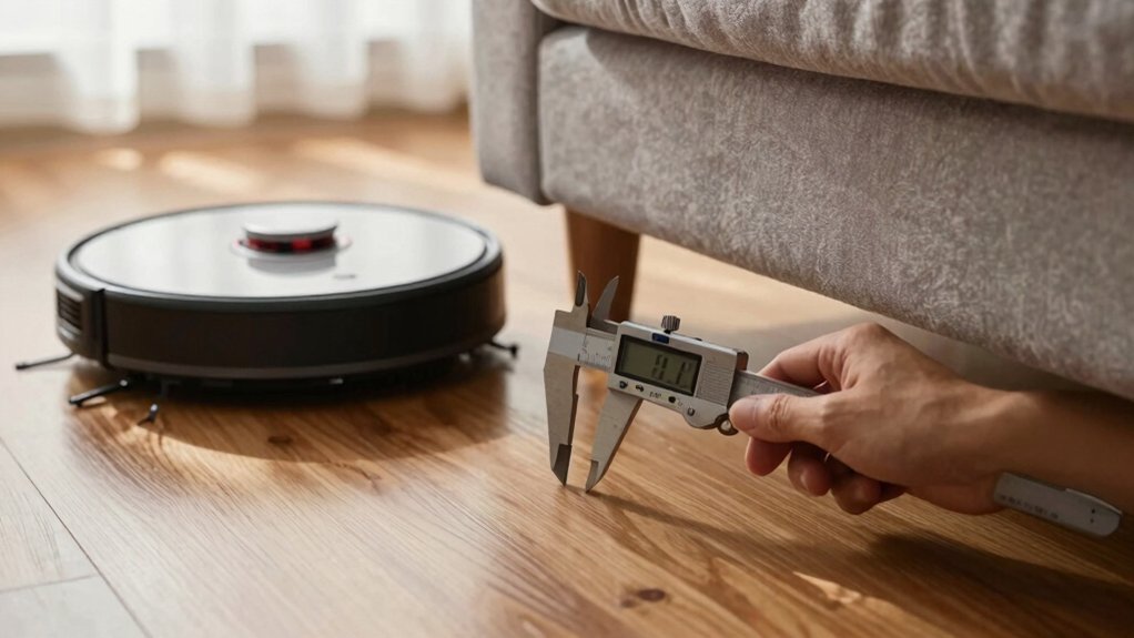robot vacuum height clearance guide
