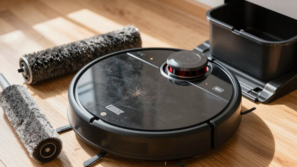 robot vacuum maintenance schedule components