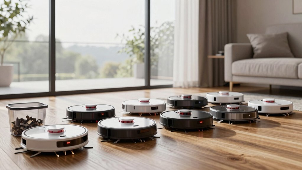 self emptying robot vacuums under 500